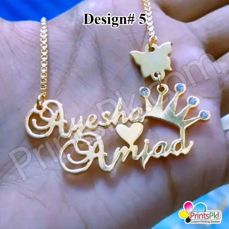 Ayesha name Locket, Amjad Name Necklace,