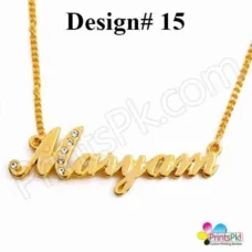 maryam name locket, name chain,