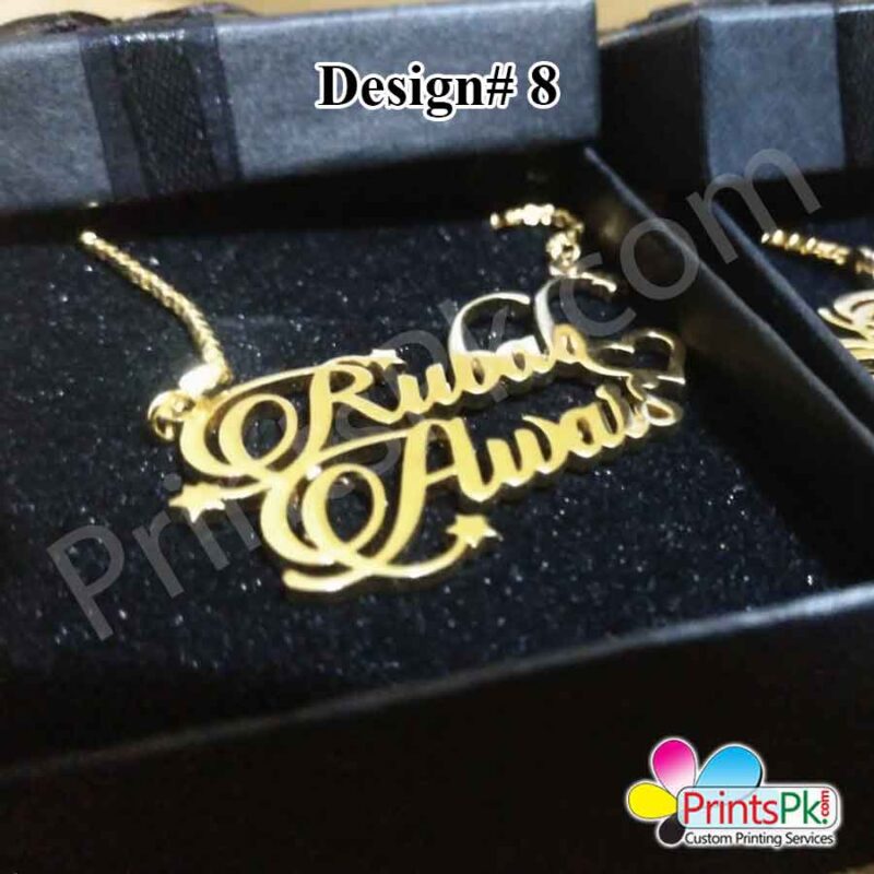 rubab name necklace, personalized name necklace,