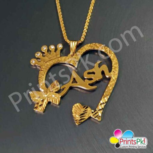 Customized Name Necklace Name Locket Online In Pakistan