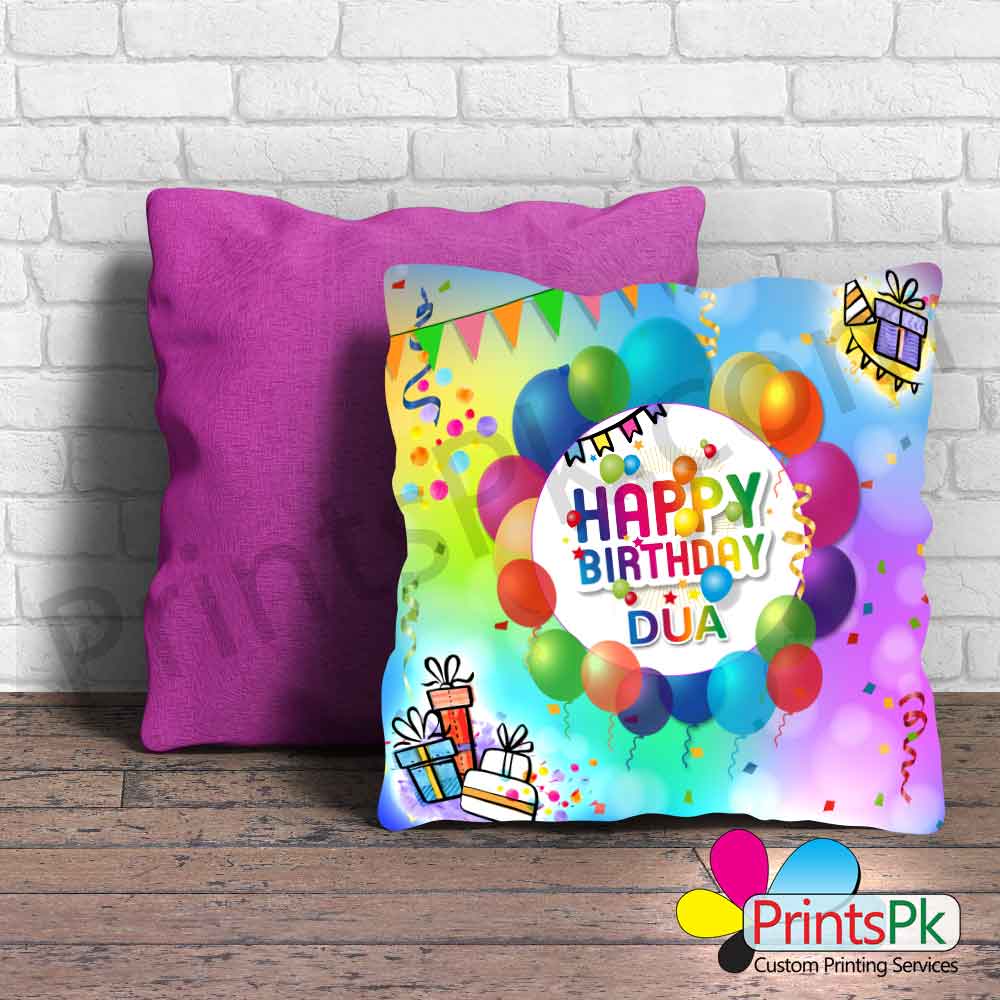 50th Birthday Gift Personalised Word Art Cushion | Chatterbox Walls