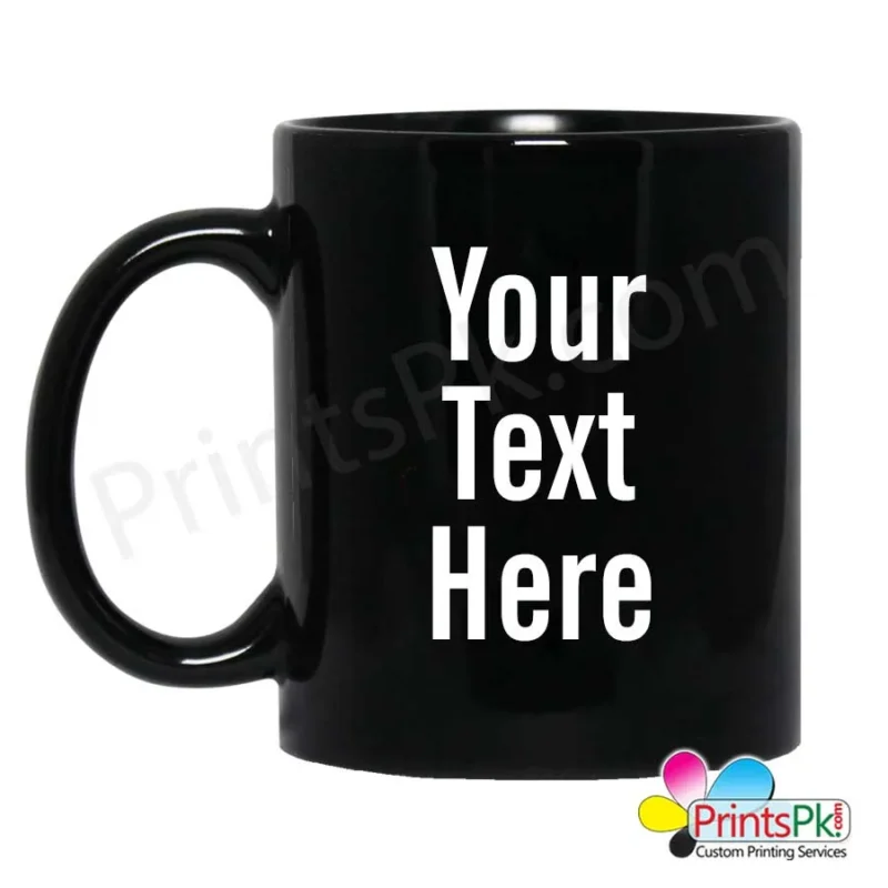 Customized Full Black Mug