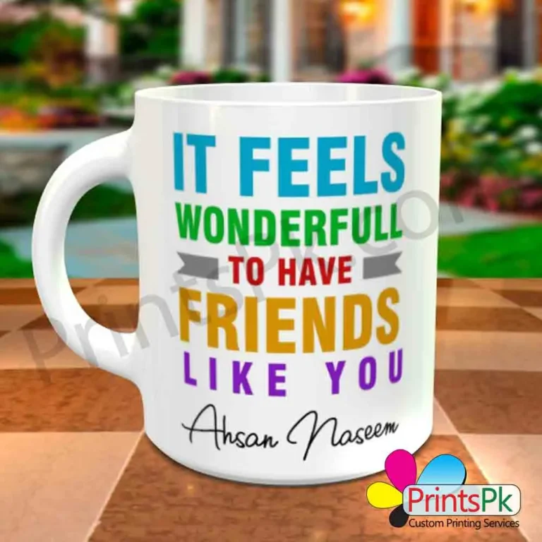 Thank You Mug It Feels Wonder full To Have Friends Like You Best Gift for your Friends - Image 2