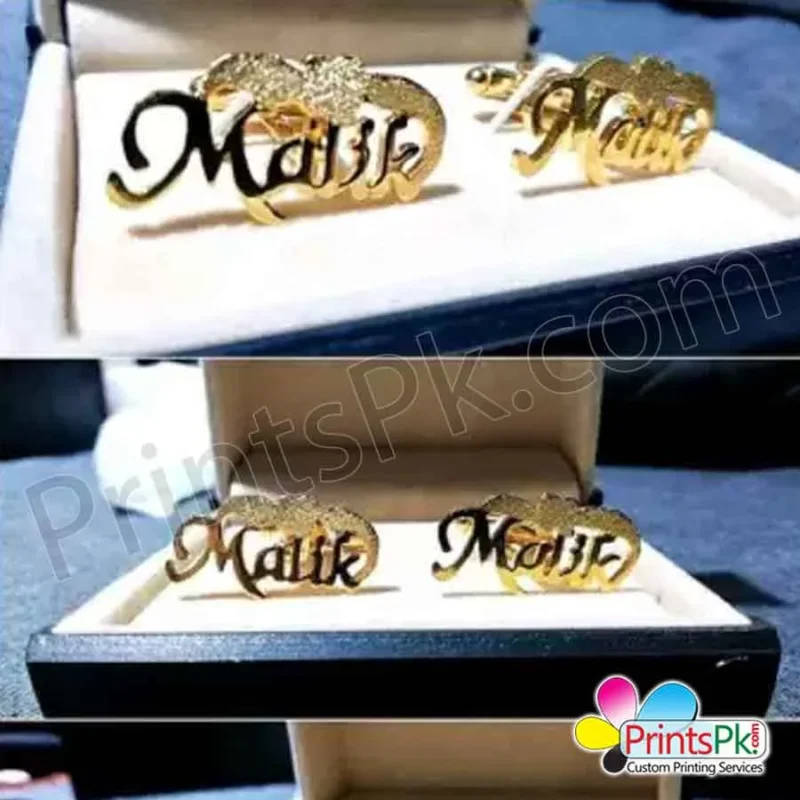 Malik Name Cufflink,