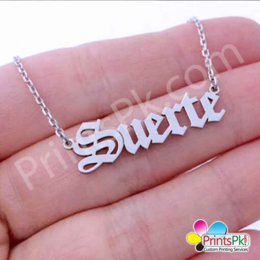 Customized Name Necklace Name Locket Online In Pakistan