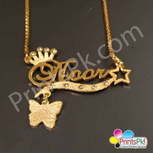 Customized Name Necklace Name Locket Online In Pakistan