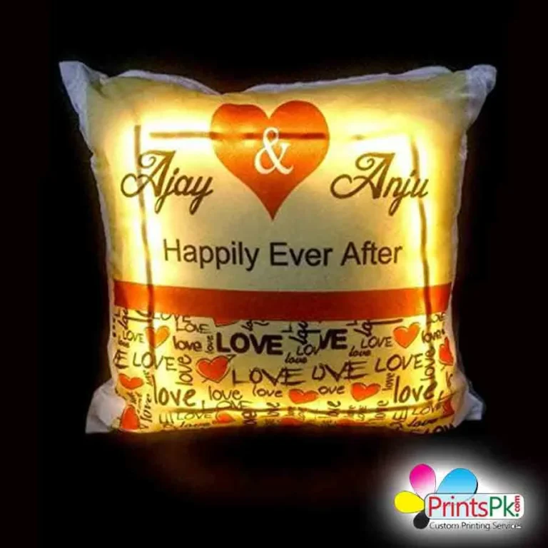 LED Light Cushion, Light Cushion, Personalised led cushion,