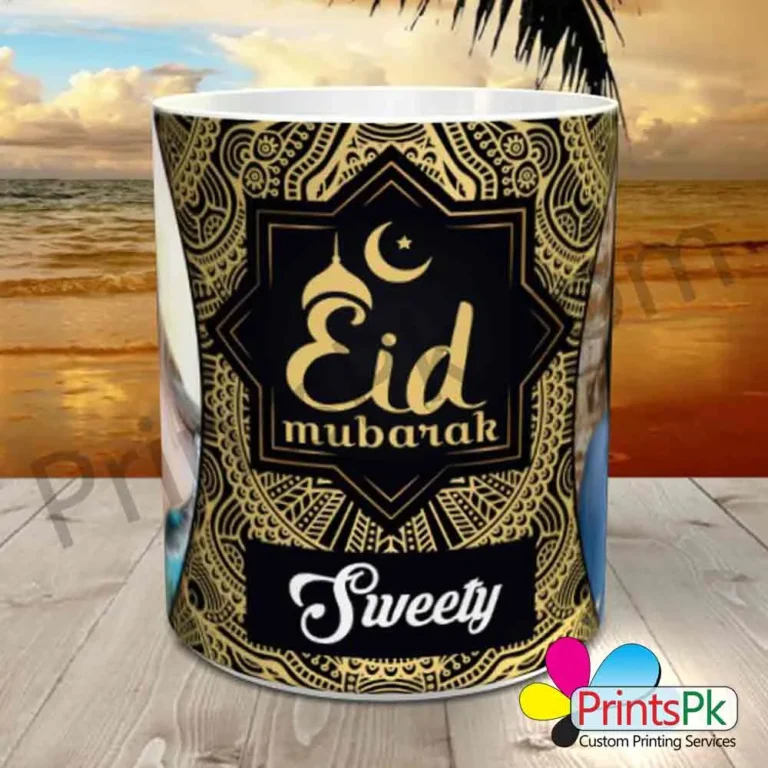 Eid Mubarak Mug with your Name & Picture Best Eid Gift