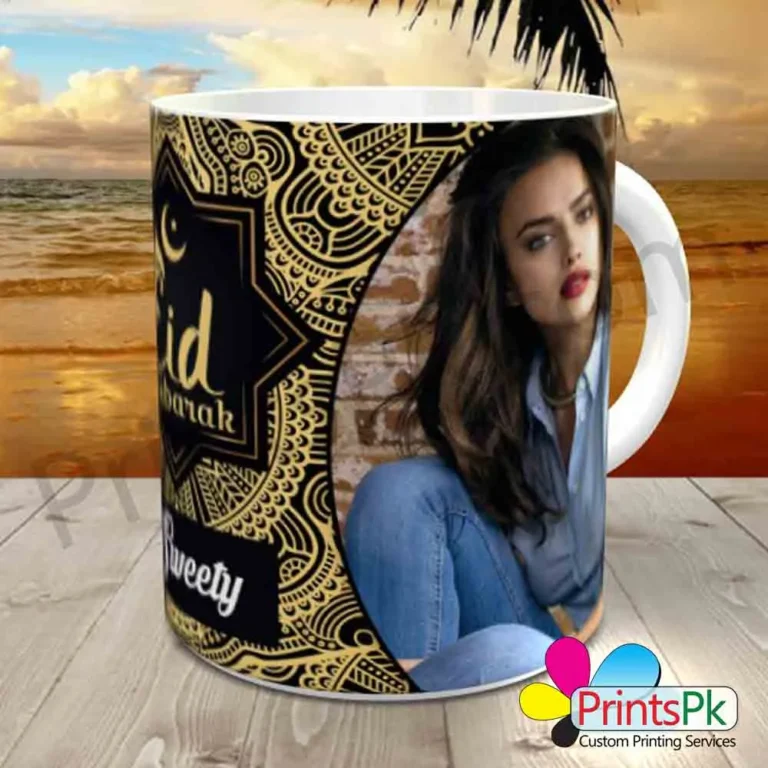 Eid Mubarak Mug with your Name & Picture Best Eid Gift - Image 3