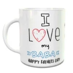 I Love My Baba Dad You Are My Hero Happy Fathers Day Mug