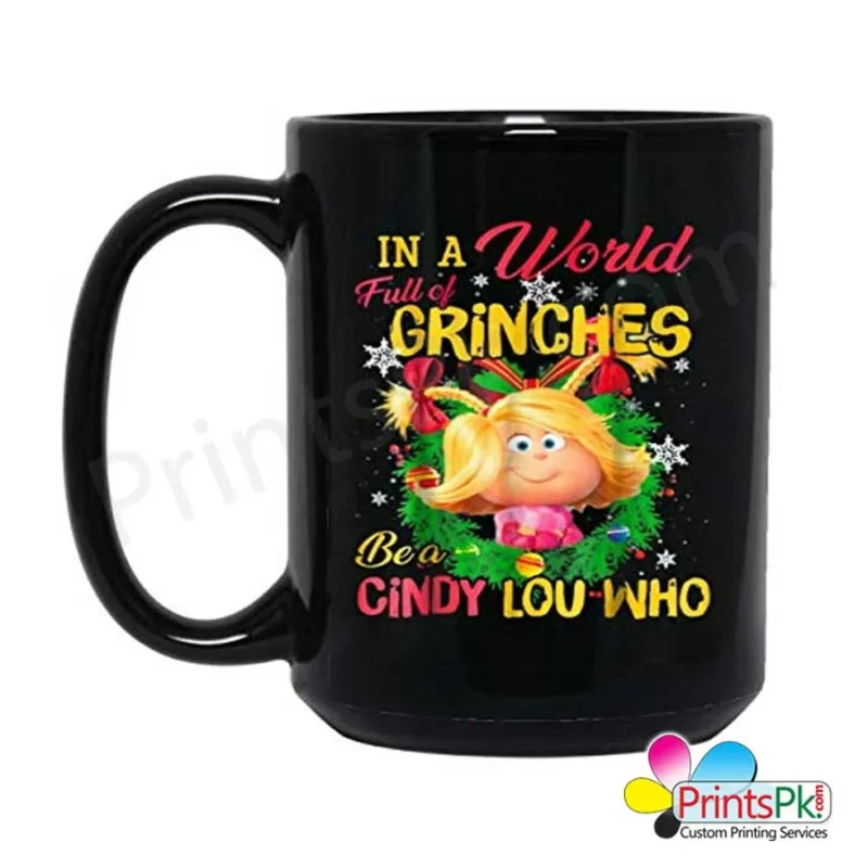 Full Black Mug with your Logo, Picture or Text - Image 6