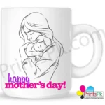 Happy Mothers day Mom & Baby Sketch