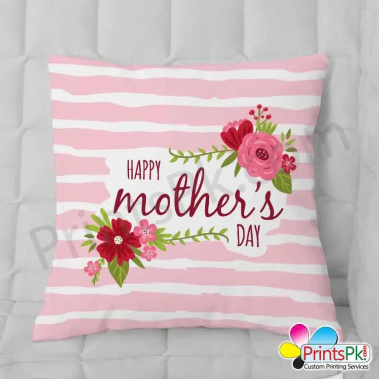 Happy Mothers Day Cushion in Pink Best Gift for MOM