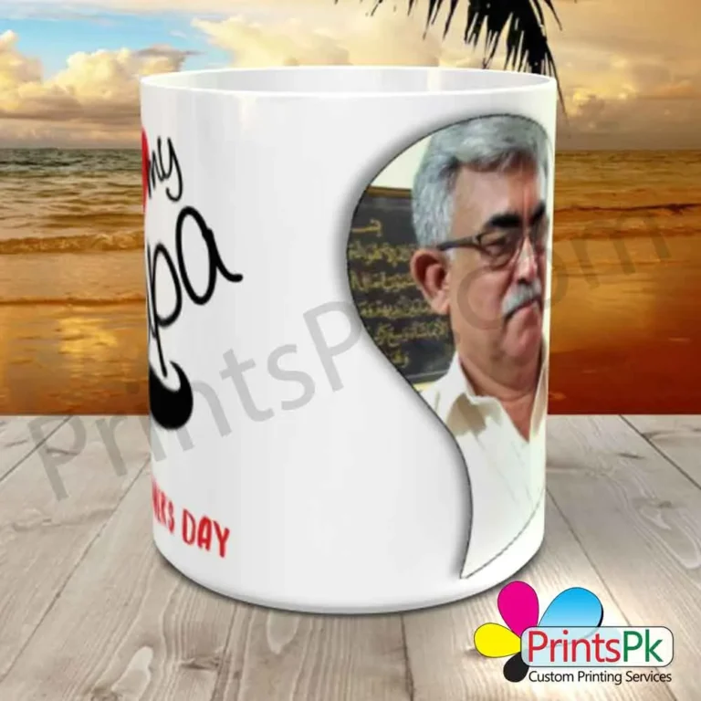 I Love My Papa Mug Happy Fathers Day Gift Custom Mugs Printing - Image 2