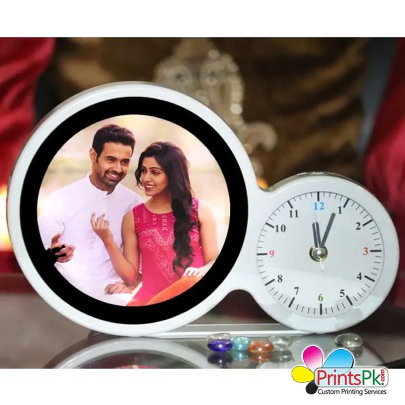 Magic Mirror Photo Frame, Pictur frame with Clock,