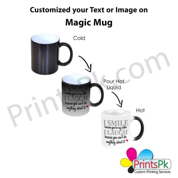 color changing picture cup