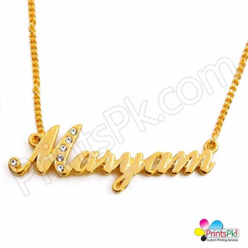 Customized Name Necklace Name Locket Online In Pakistan