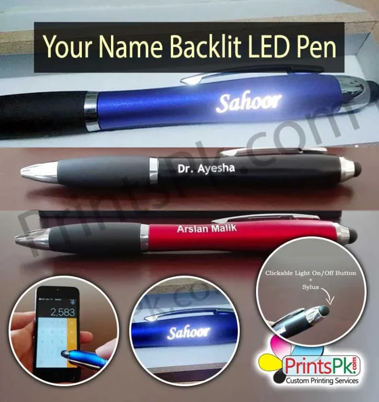 LED Light Name Pen