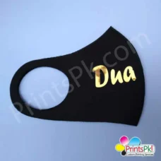 Golden & Silver Color Name Mask