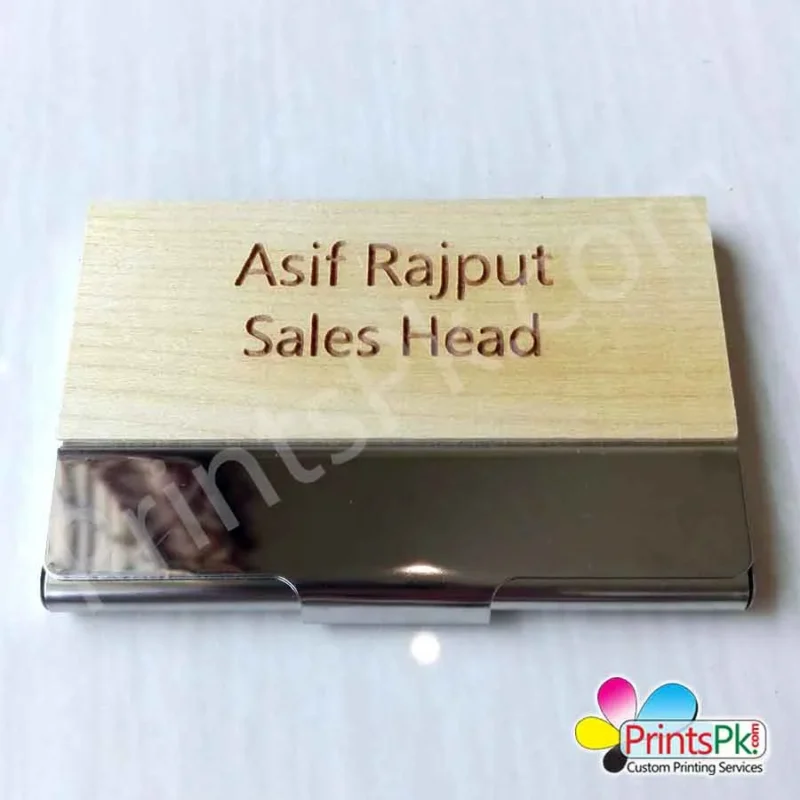 Name Engraved Visiting Cards Holder