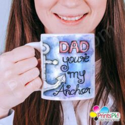 dad you are my anchor mug