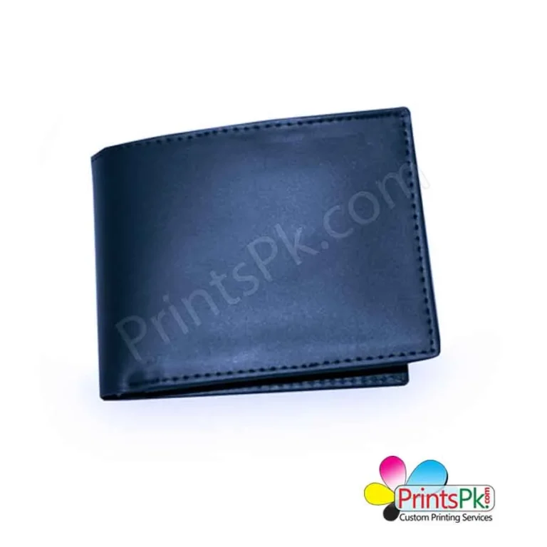 Blue Plain Wallet, Customized Wallet,