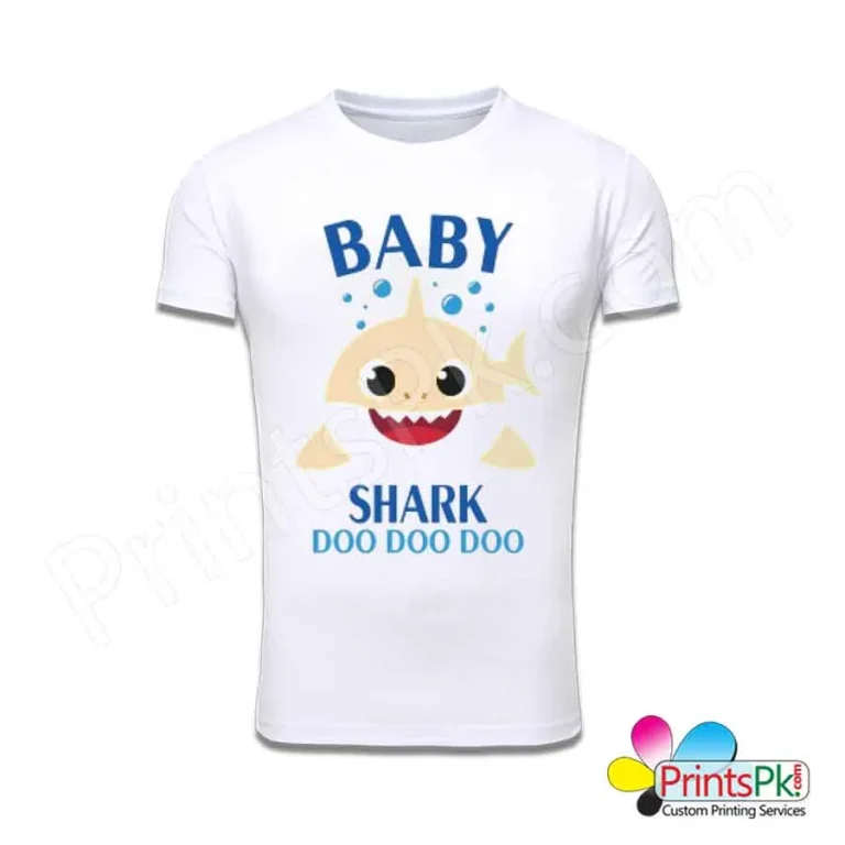 Baby Shark Doo Doo Doo T-Shirt Name on Tshirt