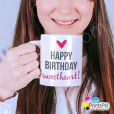 happy birthday sweet heart Mug, Birthday gift for Love,