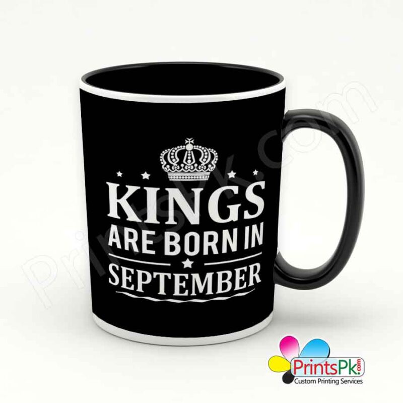 kings are bron in september, Birthday Mug,