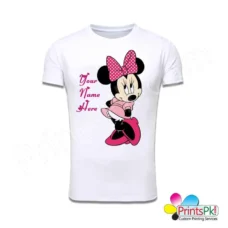 Minnie Mouse Shirt with Name T-Shirt order online in Pakistan