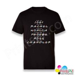 Friend T-Shirt Black Custom T Shirts online Pakistan