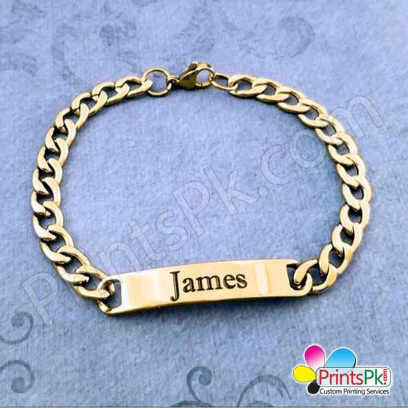 name bracelet for men