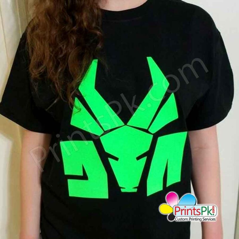 Florescent Logo on T-shirt