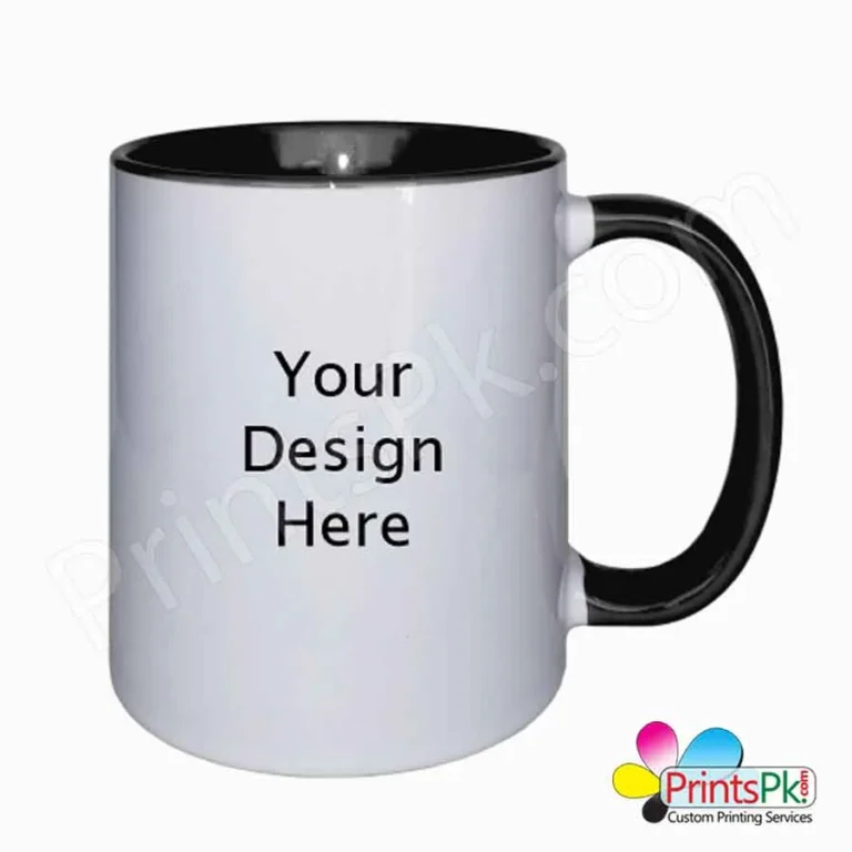 Custom Black Inner Mug Black Handle Mug - Image 4