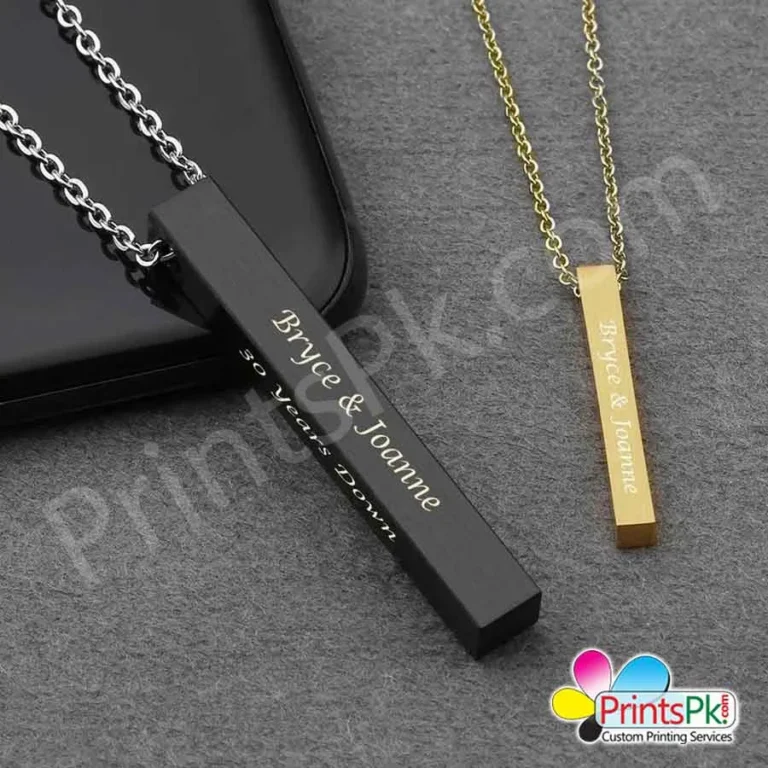 Name Bar Locket, Black, Customized Bar Locket,