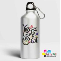 Customized Photo printed silver bottle