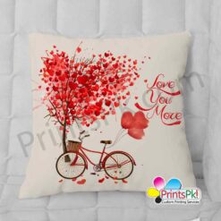 Love You More Cushion, Special Gift for your Loved Ones