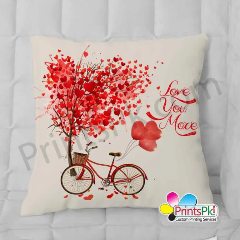 Love You More Cushion, Special Gift for your Loved Ones, Valentine day gift for wife,