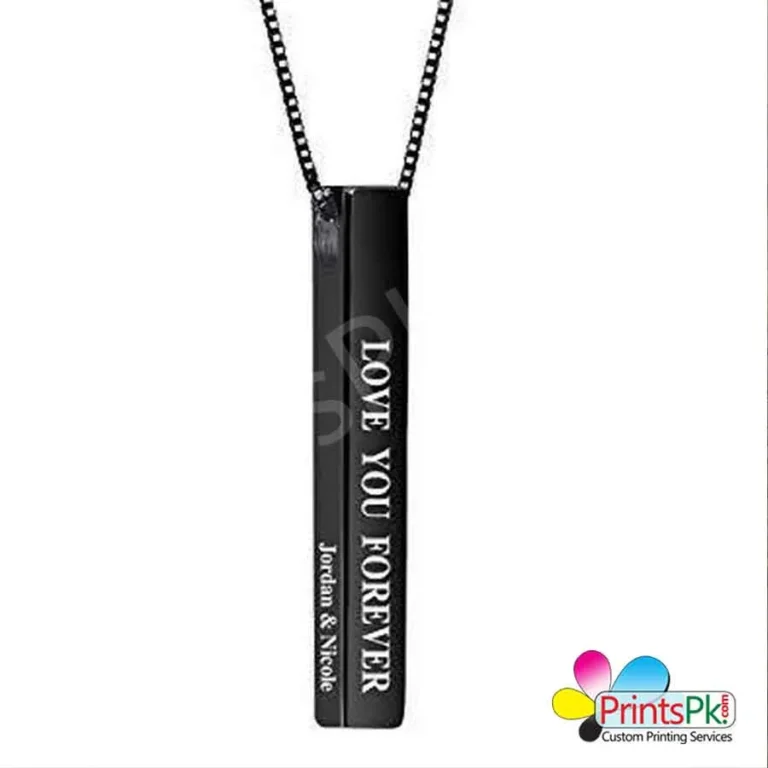 Name Bar Locket (Black) - Image 4