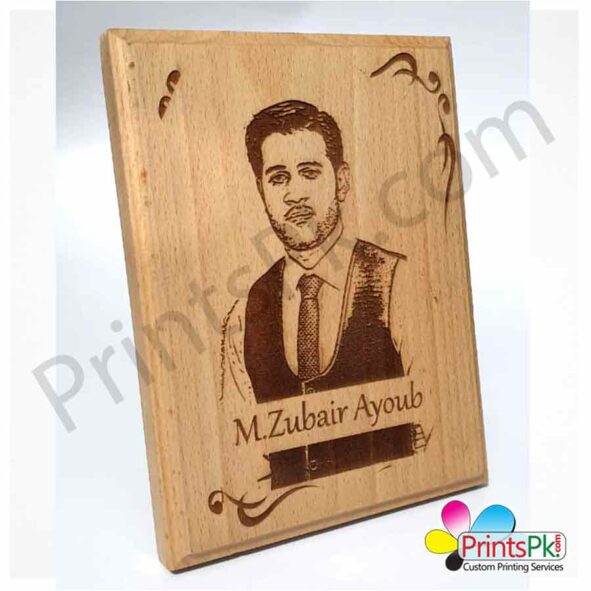 Customized Wooden Engraved Frame,