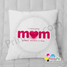 I Love you Mom Happy Mother's day Canvas Cushion