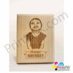 Wooden Engraved Photo Frame,