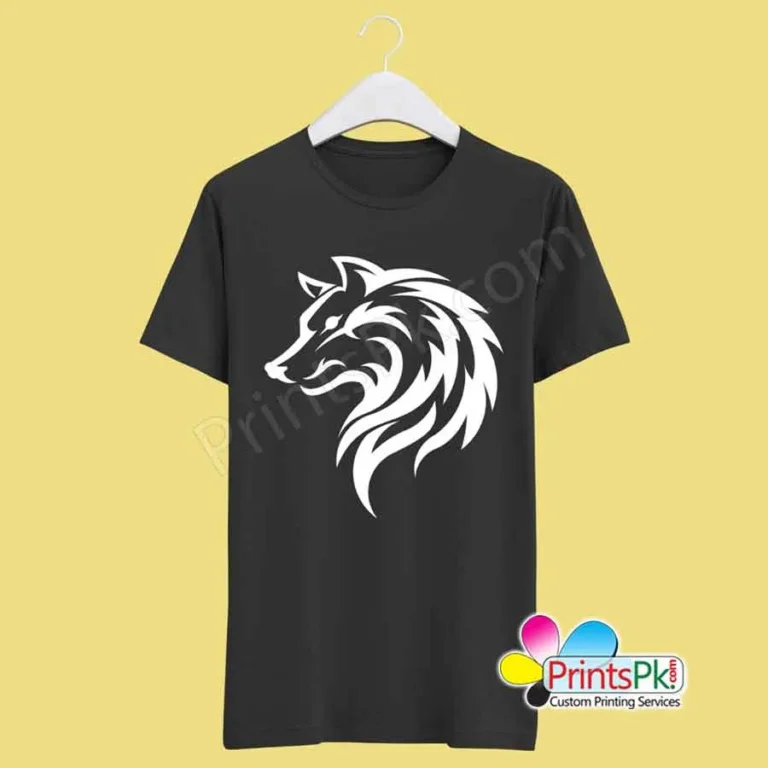 customized design black t-shirt