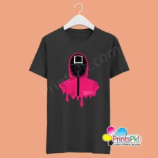 Customized black t-shirt, name black shirt