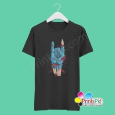 Customized Black T-Shirt