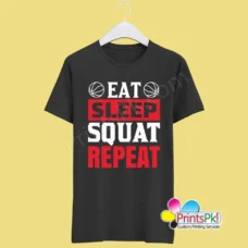 Eat Sleep Squat Repeat T-Shirt