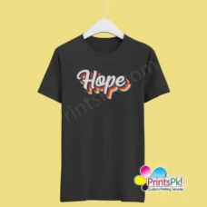 hope black t shirt