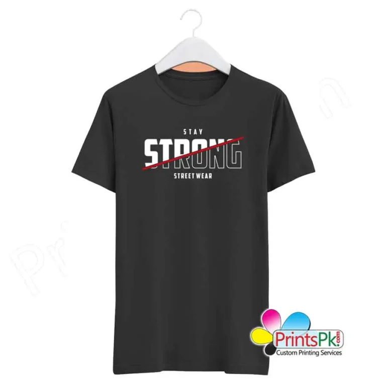 Stay Strong Street Wear Black t-shirt