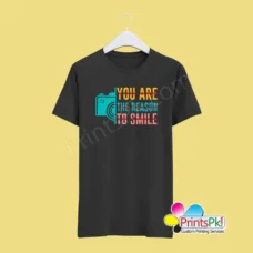 you are the reason to smile t shirt