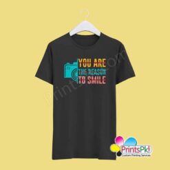 you are the reason to smile t shirt